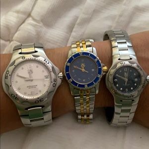 THREE TAG HEUER authentic watches